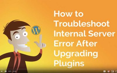 How to Fix Internal Server Error After Upgrading the Plugins